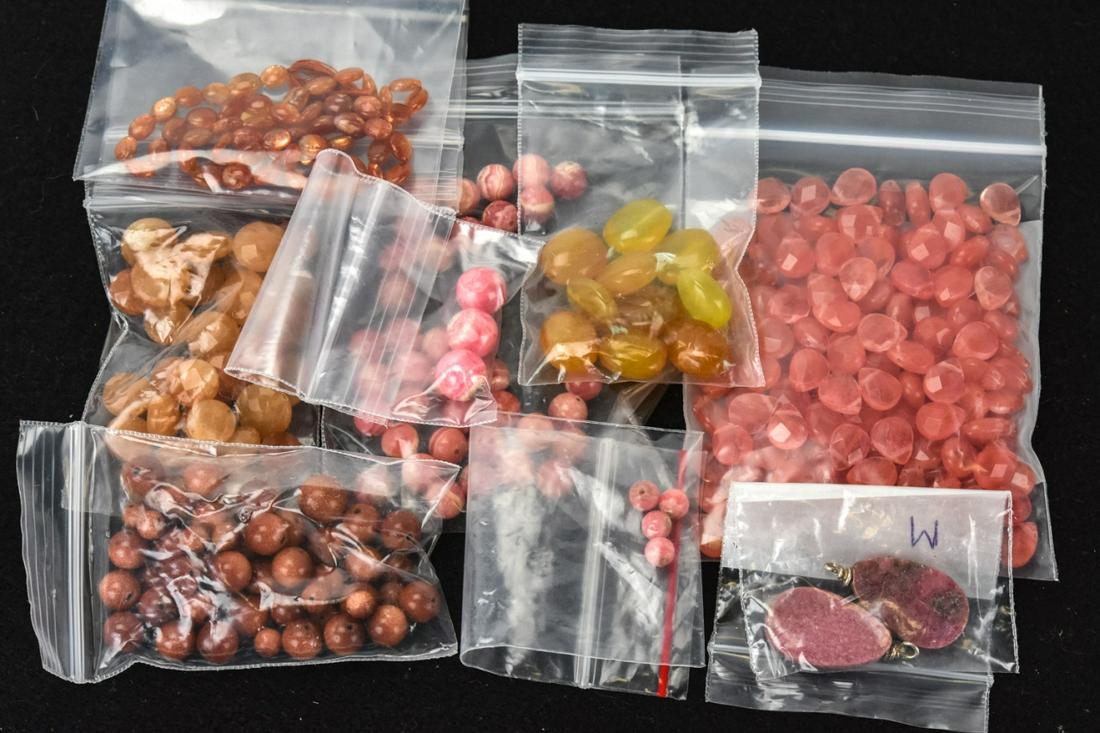 Collection of Round & Faceted Hardstone Beads (1 of 6)