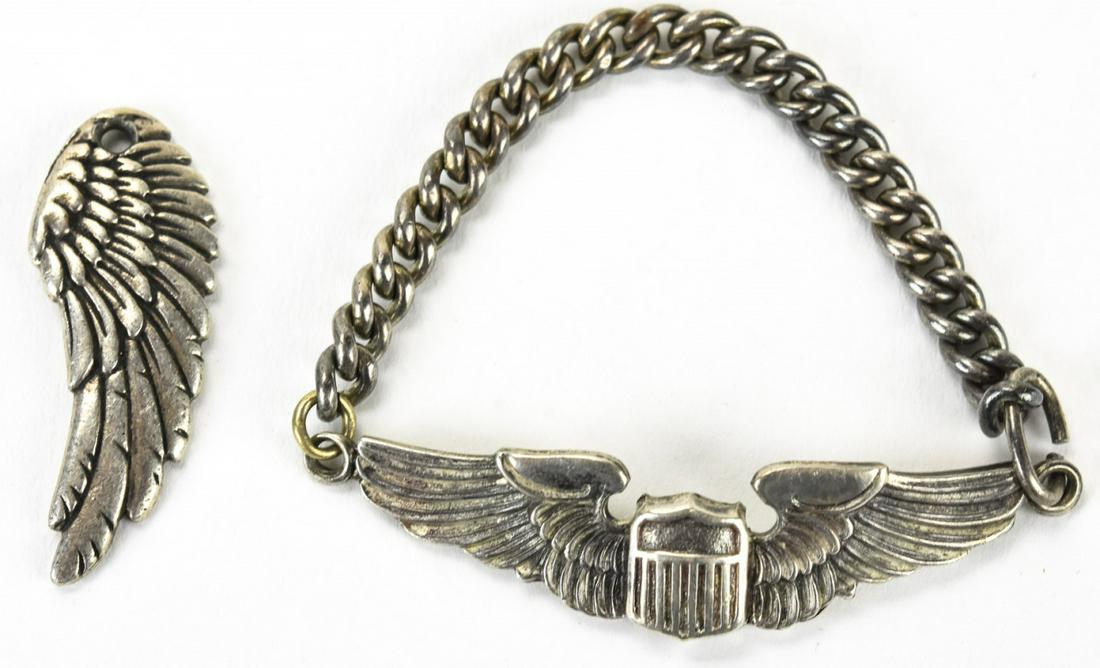 Sterling Airforce Wings & Angel Wing Pendants (1 of 6)