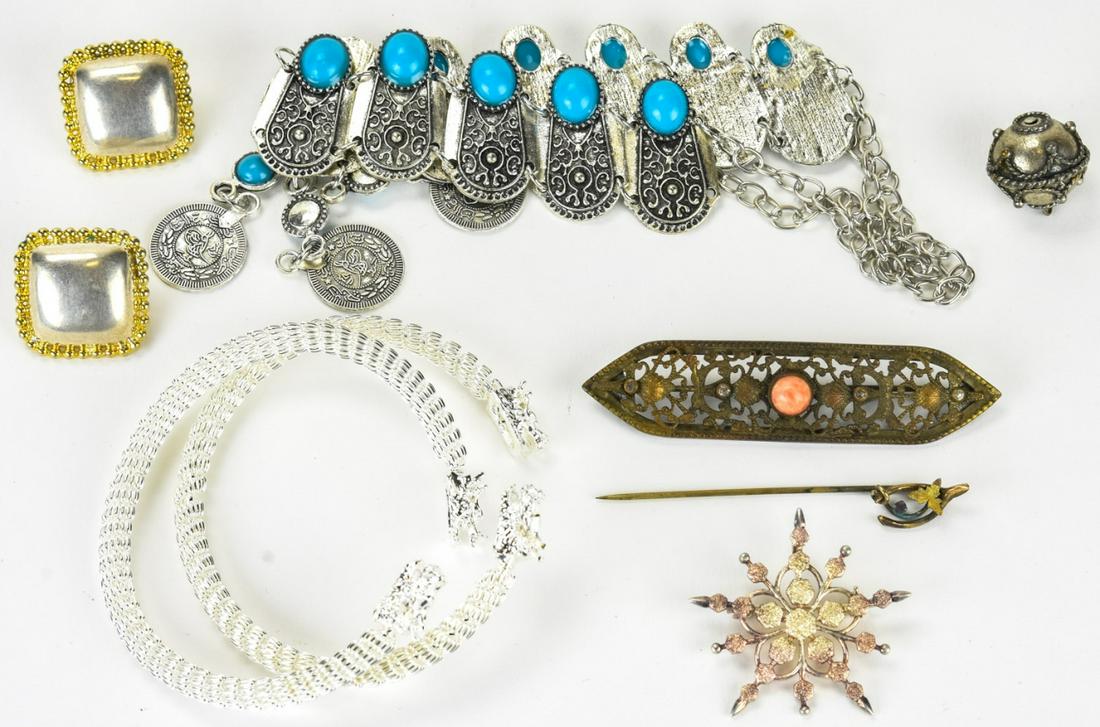 Collection of Sterling & Costume Jewelry Lot (1 of 6)