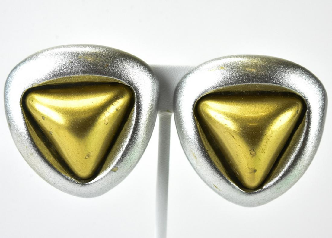 Pair Jewellians Oversized Triangular Earrings (1 of 6)