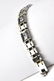 Stainless Steel Gold Tone & Rhinestone Bracelet - 3