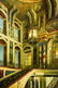 Large Signed Interior Staircase Scene Oil Painting - 4