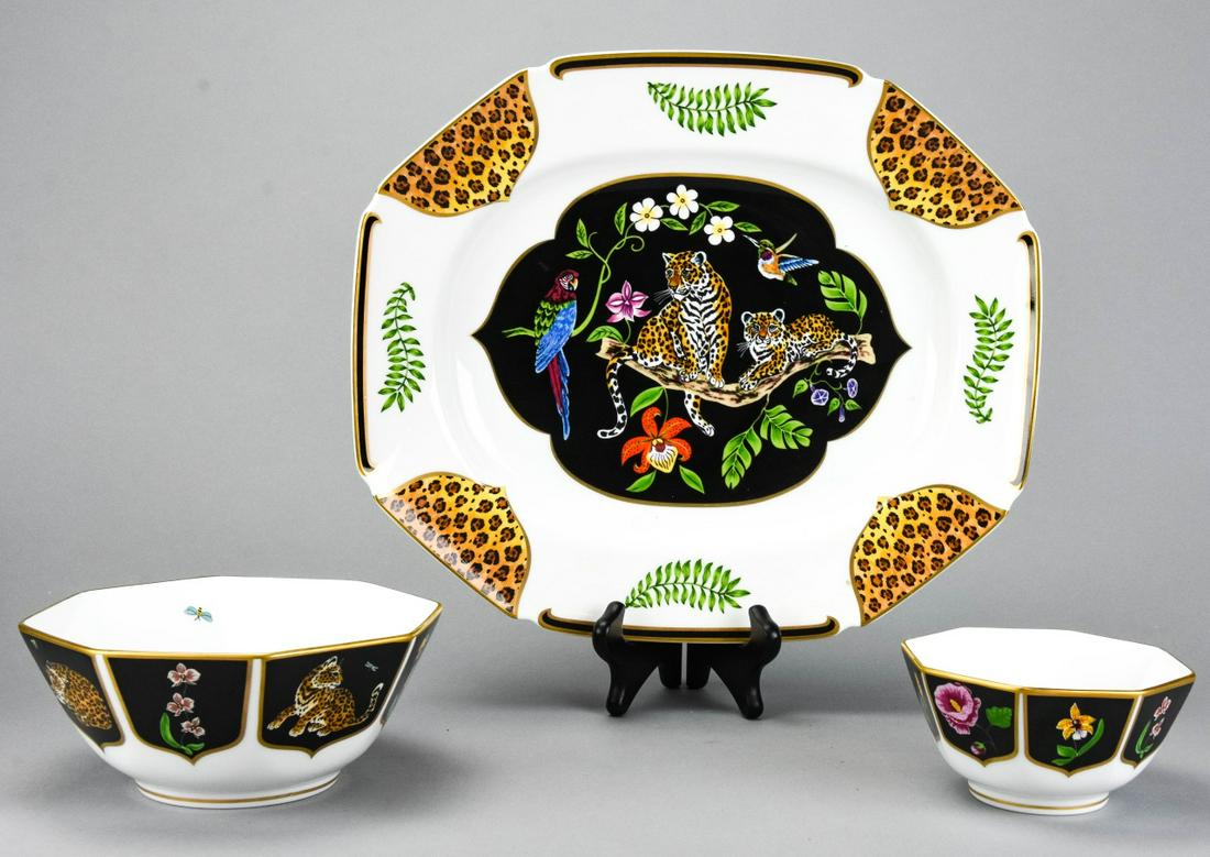 Lynn Chase Jaguar Jungle Porcelain Serving Pieces (1 of 5)