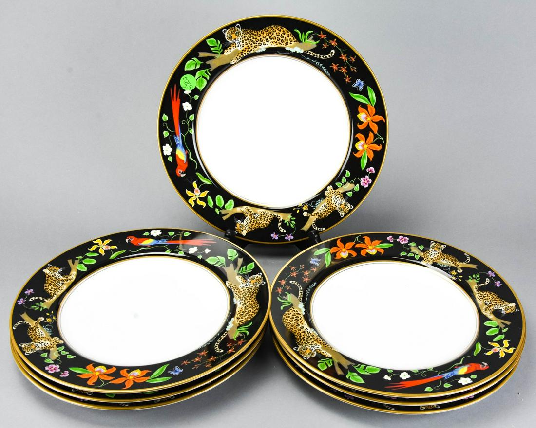 Lynn Chase Jaguar Jungle Porcelain Chargers (1 of 6)