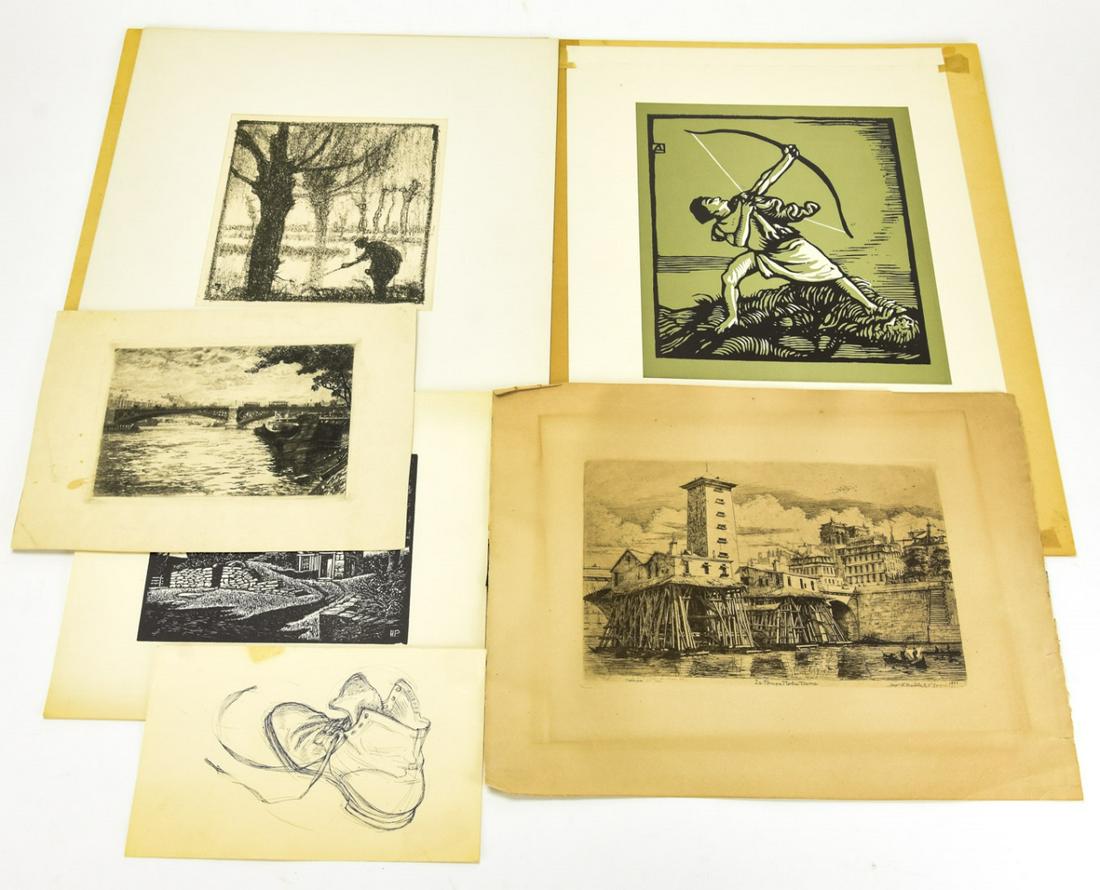 Collection of 20th C Etchings & Engravings (1 of 5)