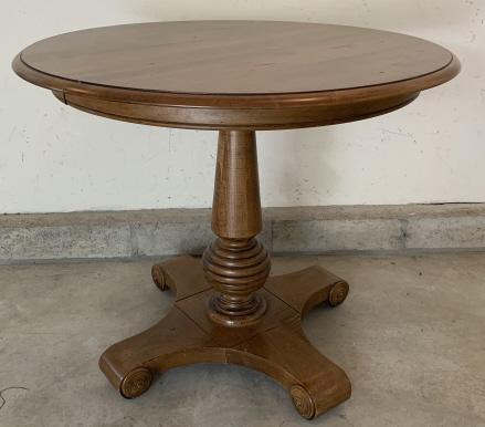 Empire Style Pedestal Side / End Table (1 of 6)