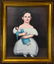 Pair Early American Prints of Children & Dolls - 2