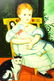 Pair Early American Prints of Children & Dolls - 8
