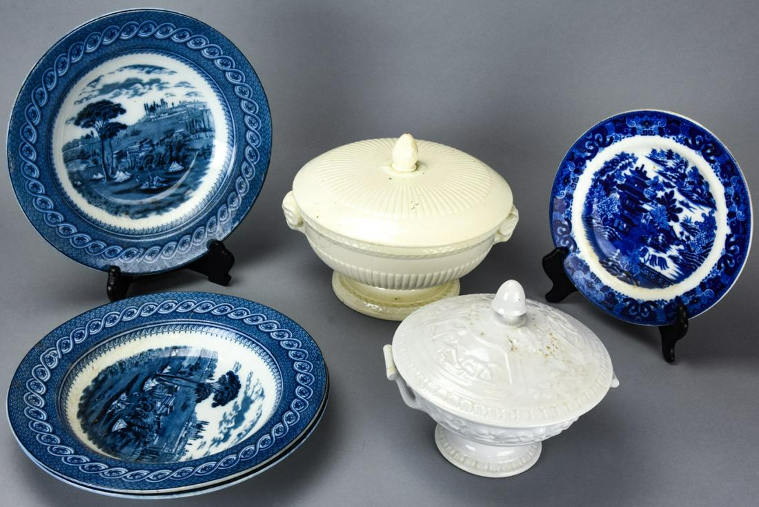 Group of Porcelain Serveware Incl Wedgwood (1 of 5)