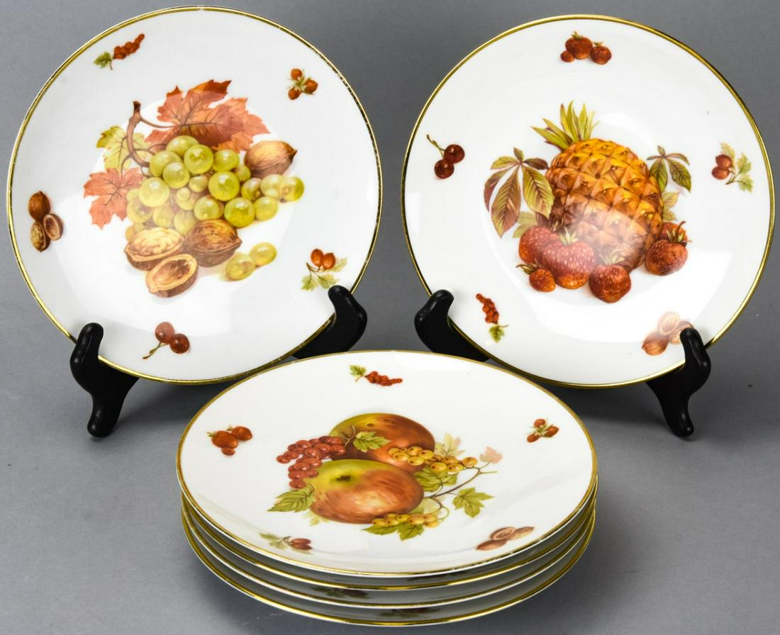 Debra Bavaria Porcelain Lunch Plates Fruit Motif (1 of 7)