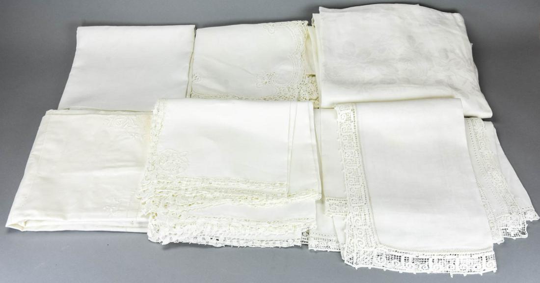 Collection Hand Embroidered Vintage Table Linens (1 of 7)