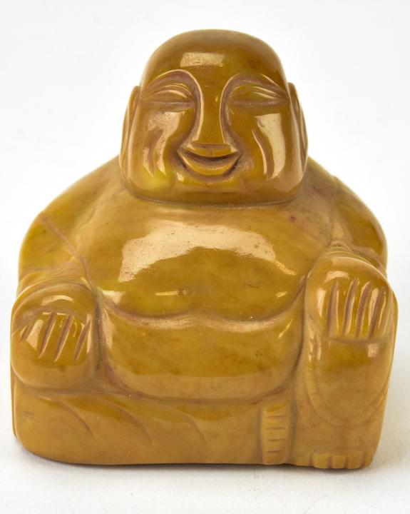 Carved Chinese Agate Buddha Statue (1 of 5)