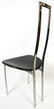 Cattelan Italia Mid Century Chrome Leather Chairs - 3
