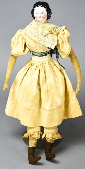 Antique 19th C German China Head Doll (1 of 7)