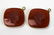 Pair of Antique 19th C Carnelian Intaglio Pendants