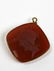 Pair of Antique 19th C Carnelian Intaglio Pendants - 3