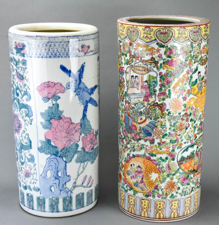 2 Chinese Porcelain Umbrella Stands (1 of 7)
