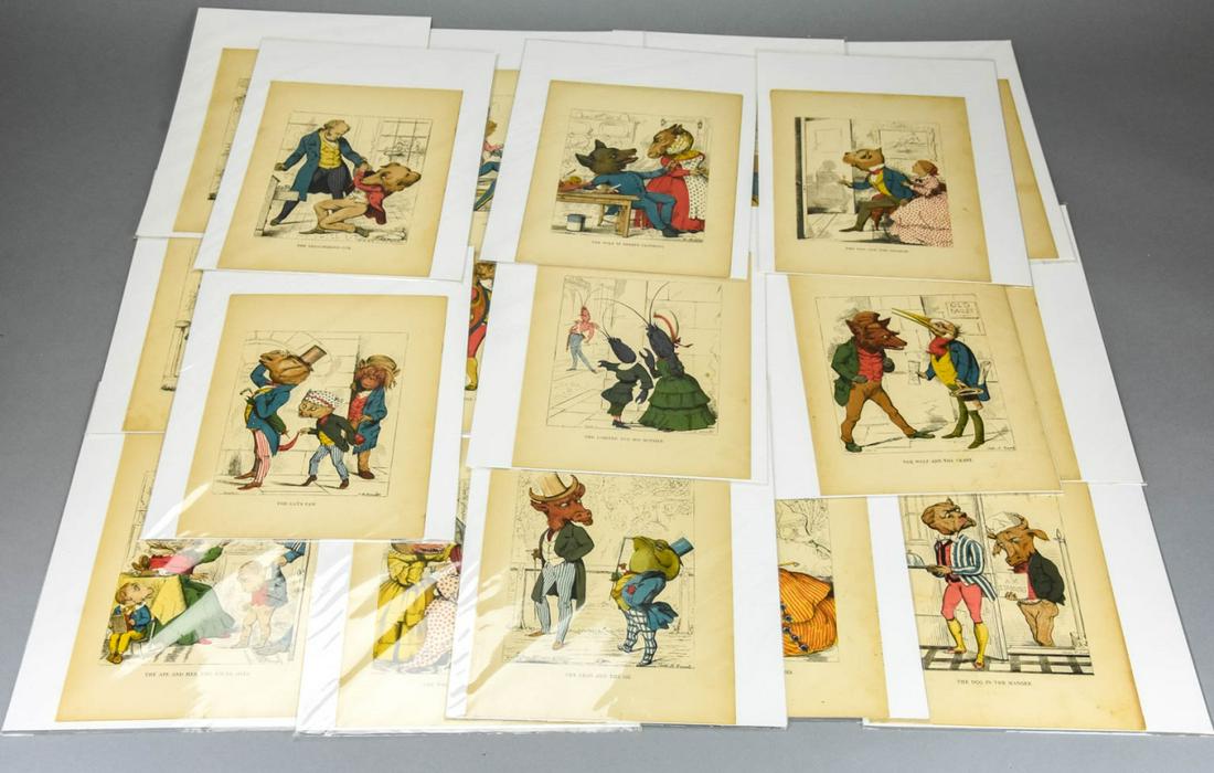 Collection Aesop's Fables J. Swain Art Prints (1 of 6)