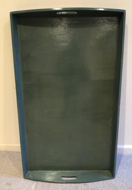 Large Butler Style Hand Painted Tray (1 of 2)