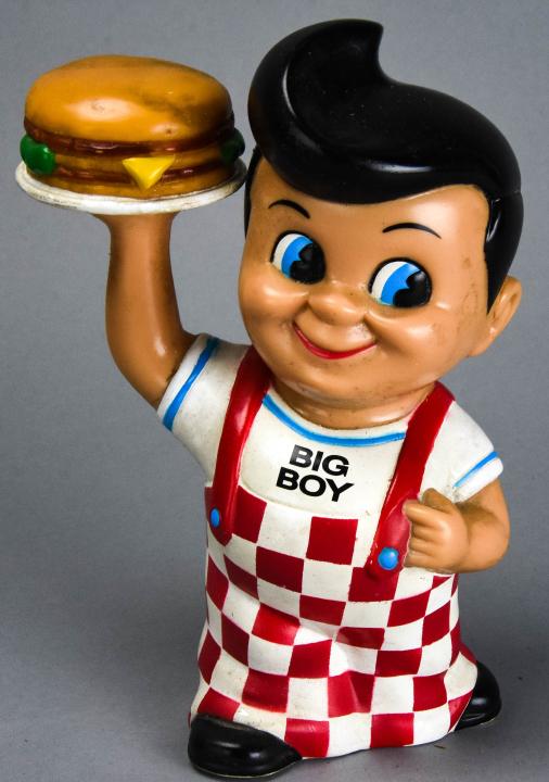 Vintage Big Boy Restaurants Mascot Rubber Bank (1 of 5)