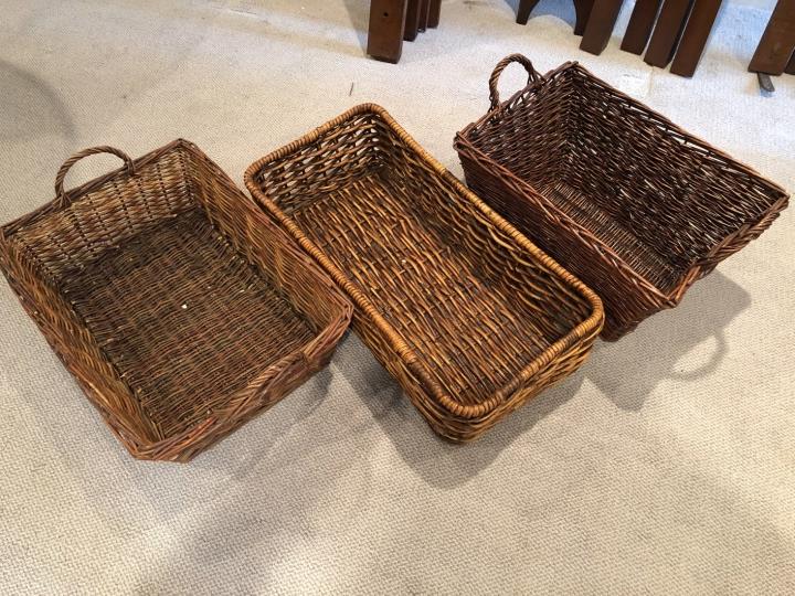 Hand Made Wicker Basket  Assortment (1 of 5)