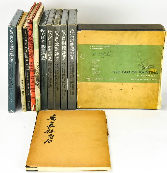 Lot of Chinese Hard Cover Coffee Table Art Books: Lot of Chinese Hard Cover Coffee Table Art Books. Large lot of Chinese hard cover coffee table books.