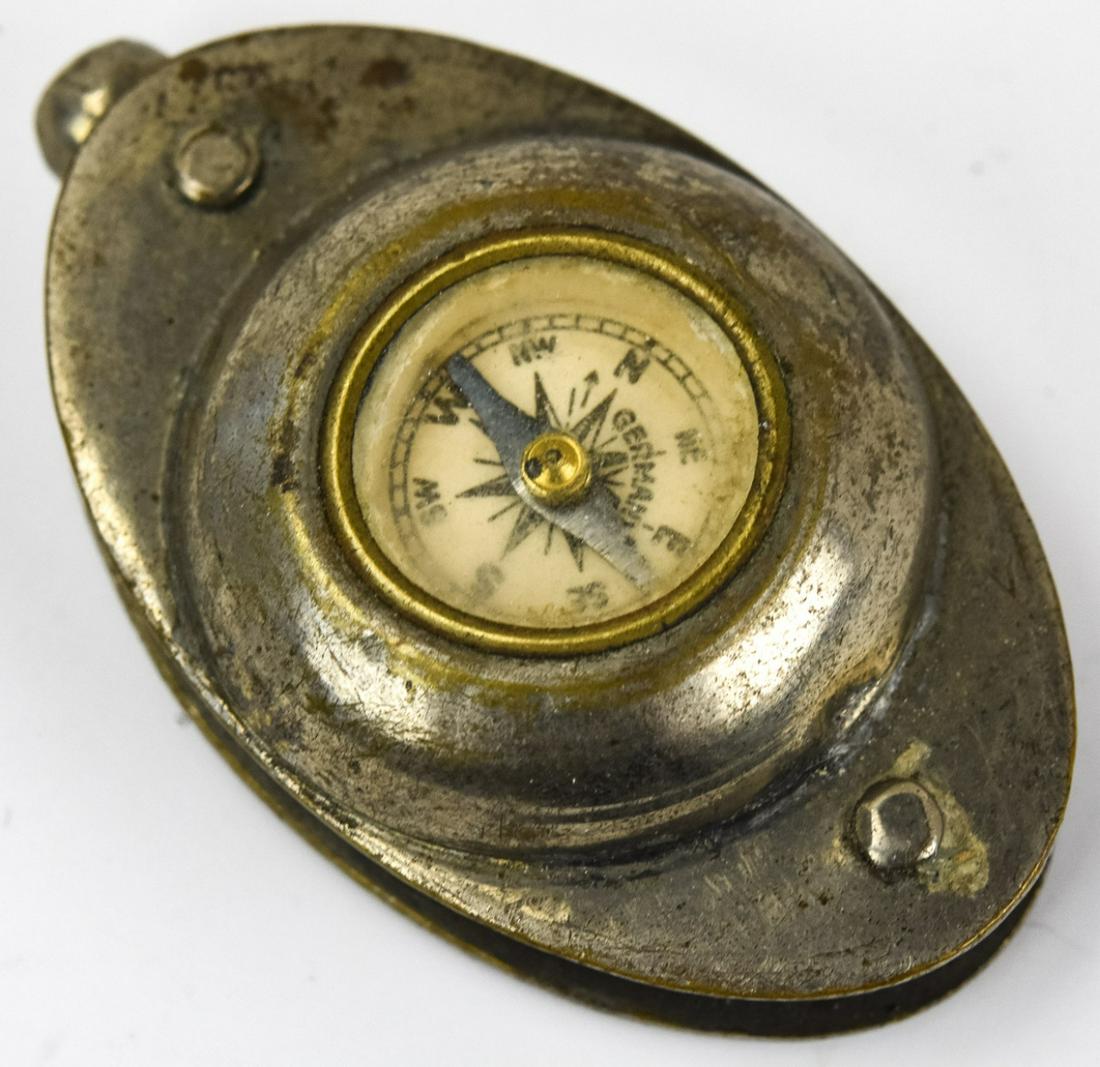 Antique German Testrite Compass Pendant / Buckle: Antique German Testrite Compass Pendant / Buckle. Measures 1.5 inches in length.