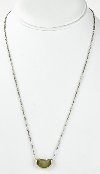Tiffany & Co Sterling Silver Elsa Peretti Necklace: Tiffany & Co Sterling Silver Elsa Peretti Necklace. Signed / hallmarked. Chain measures 20 inches in length.