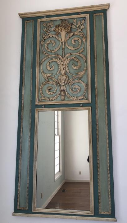 Antique English Adams Style Carved Tremeau Mirror (1 of 6)