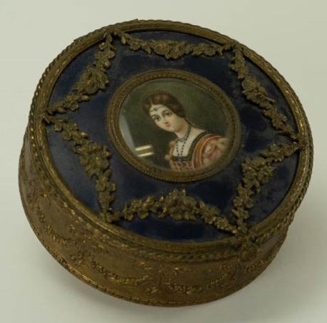 Antique Ormolu & Portrait Miniature Table Box (1 of 5)