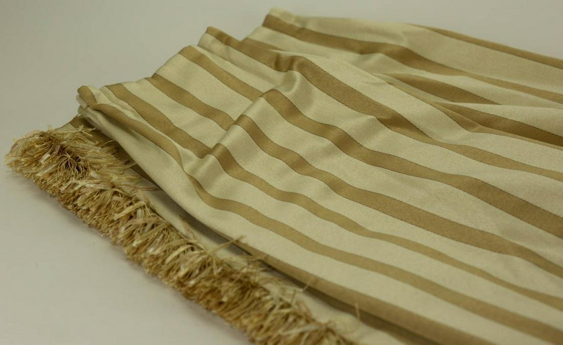 6 Brunschwig Fils Gold/Beige Twill Trimmed Panels (1 of 4)