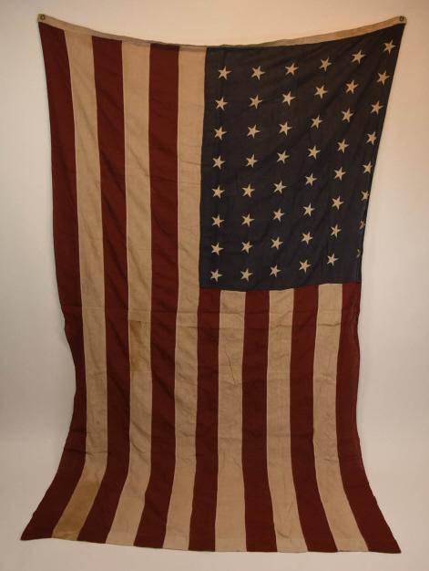 Vintage Hand Made 48 Star American Flag (1 of 6)
