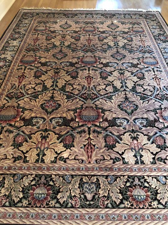 Hand Knotted Wool Persian Acanthus Motif Carpet (1 of 7)