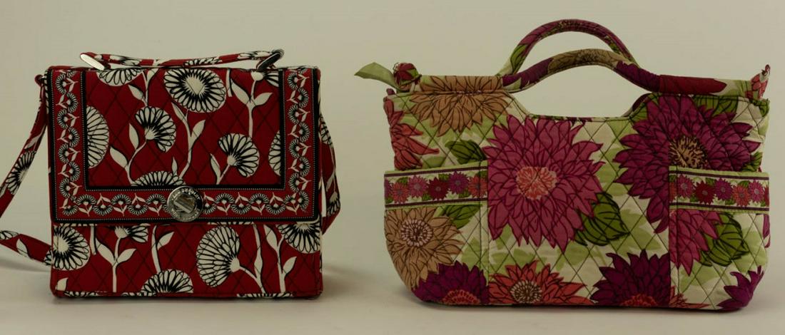 2 Vera Bradley Quilted Fabric Purses Handbags (1 of 4)