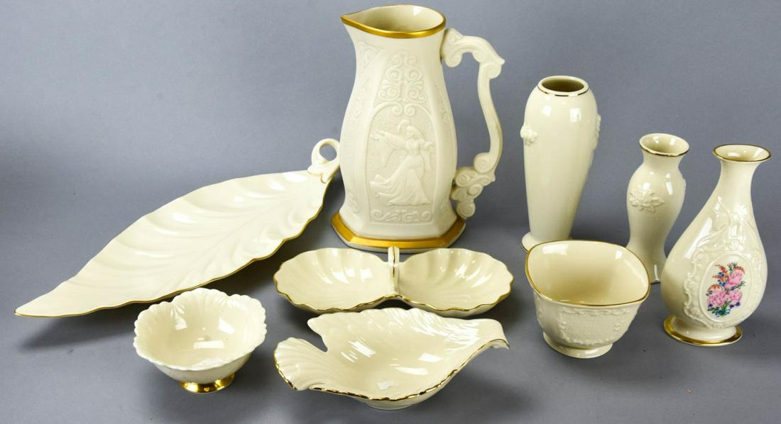 Lenox Gold Rimmed Porcelain Decorative Pieces (1 of 5)