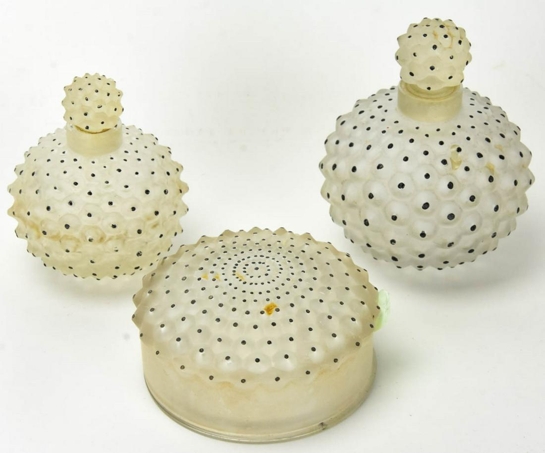 3 Piece Lalique France Crystal Vanity Set (1 of 6)