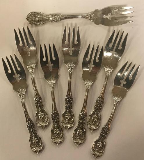 Reed & Barton Sterling Silver Francis I Forks (1 of 4)