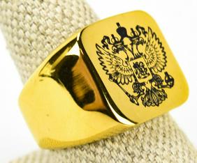 Imperial Russian Double Headed Eagle Signet Ring (1 of 6)