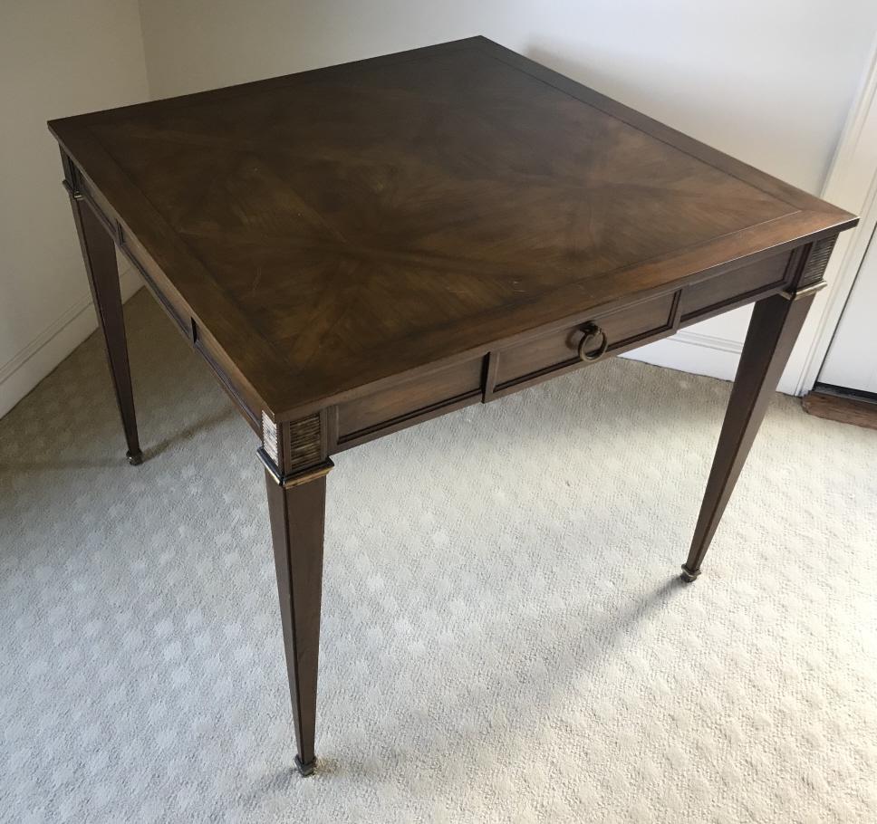 Baker Neo Classical Style Games or Dining Table (1 of 5)