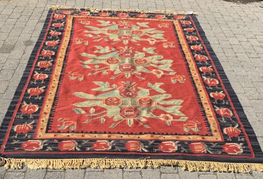 Pottery Barn Navajo Style Wool Blend Rug Carpet (1 of 6)