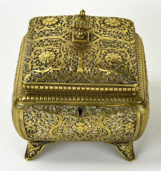 Antique Armand Point Oriental Style Bronze Box (1 of 7)