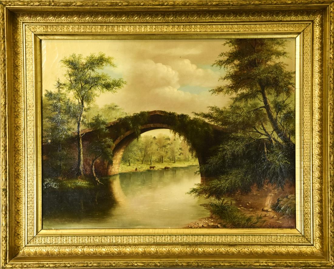 19th Century English Oil Painting on Canvas (1 of 6)