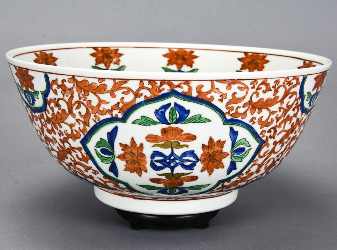 Hand Painted Chinese Porcelain Canton Ware Bowl (1 of 6)