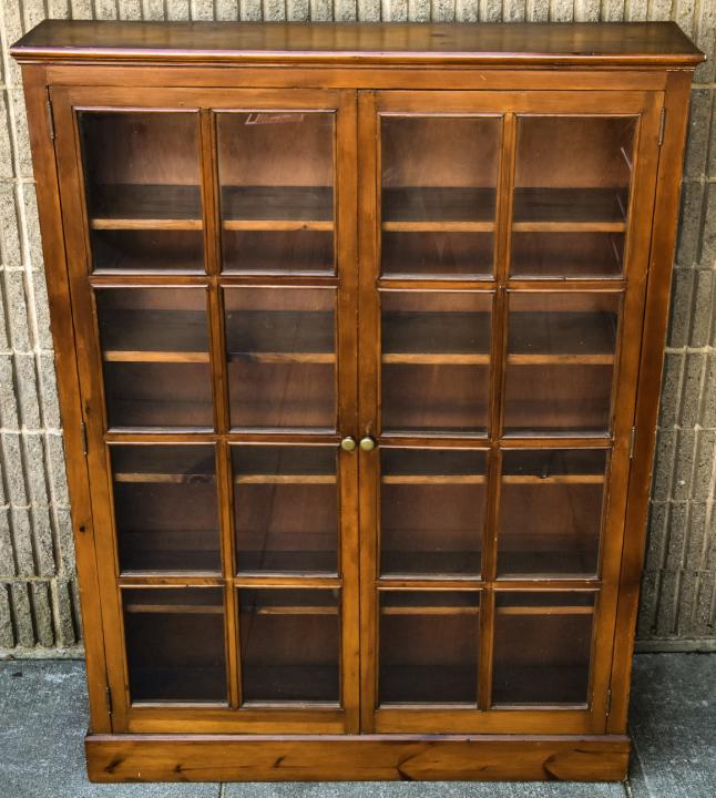 Antique Glass Front Display / Library Cabinet (1 of 8)