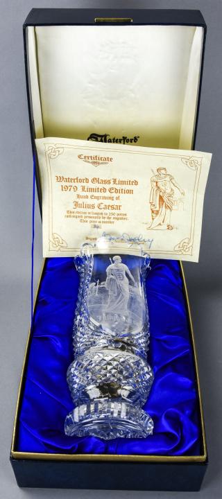 Waterford Limited Edition Vase w Julius Caesar (1 of 9)
