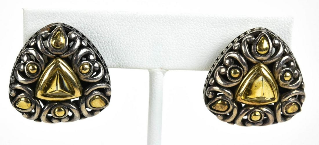 18kt Gold Sterling & Citrine John Hardy Earrings (1 of 5)