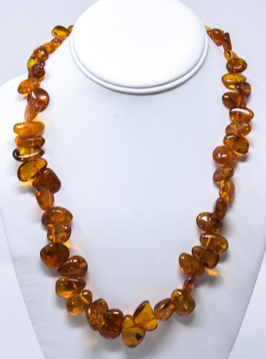 Baltic Amber Beaded Necklace Strand (1 of 5)
