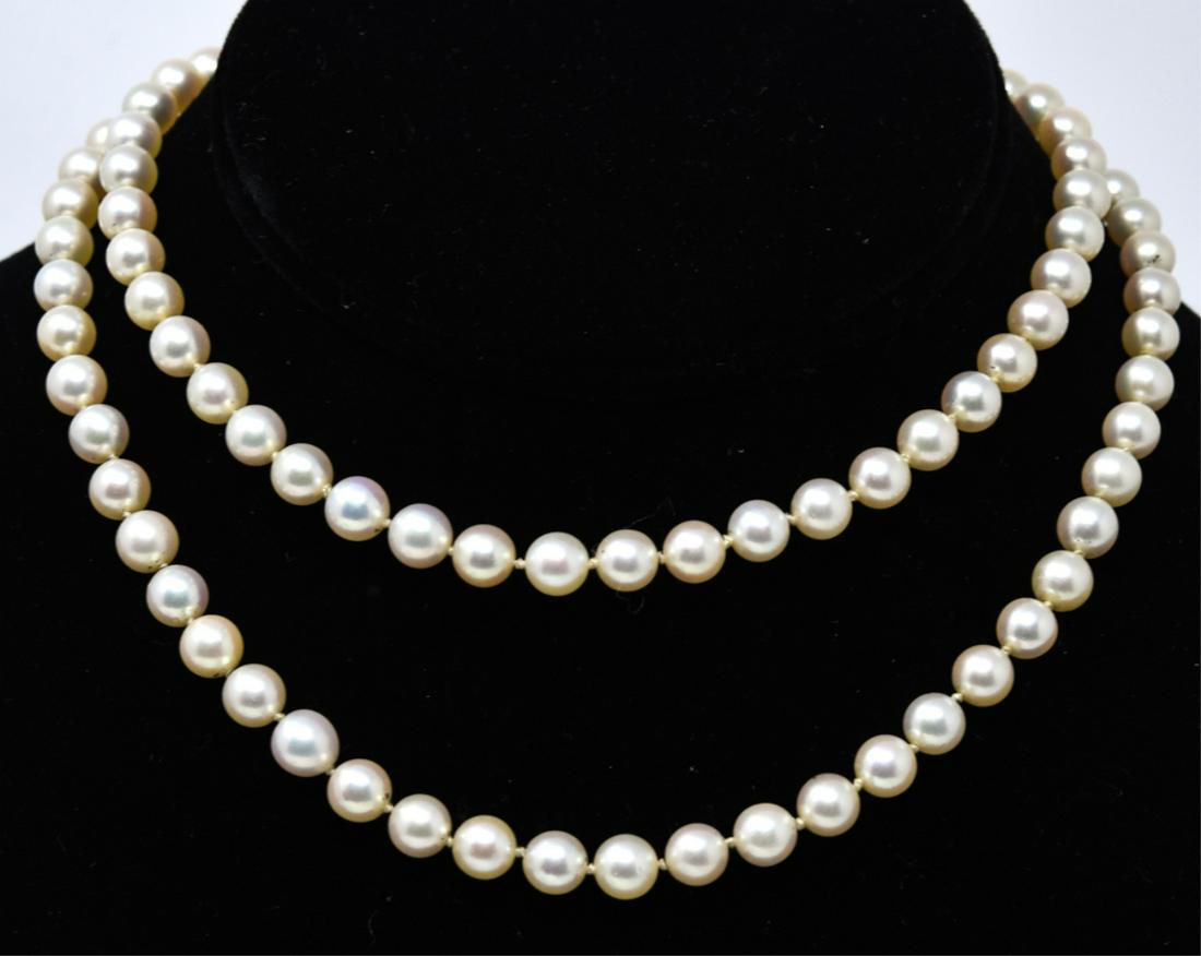 Estate 14kt Gold & Cultured Pearl Necklace (1 of 5)