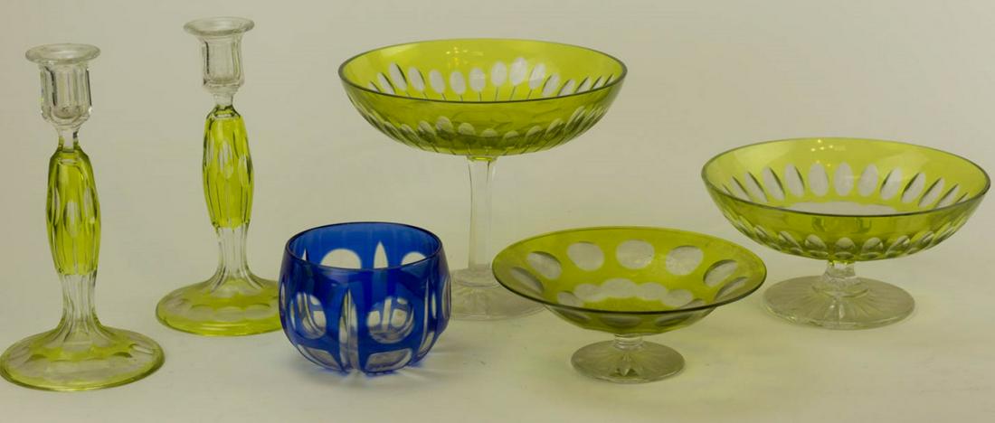 Collection Antique Bohemian Crystal Table Articles (1 of 4)