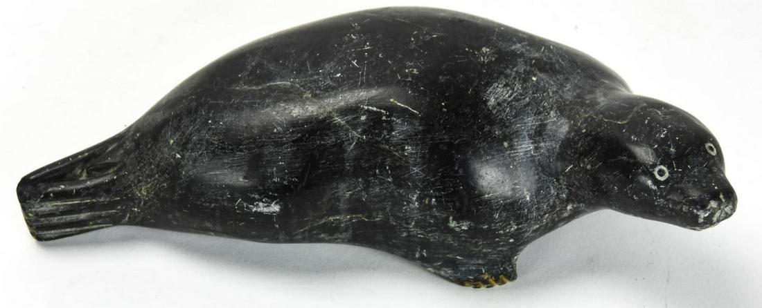 Hand Carved Figural Hardstone Seal Statue (1 of 5)